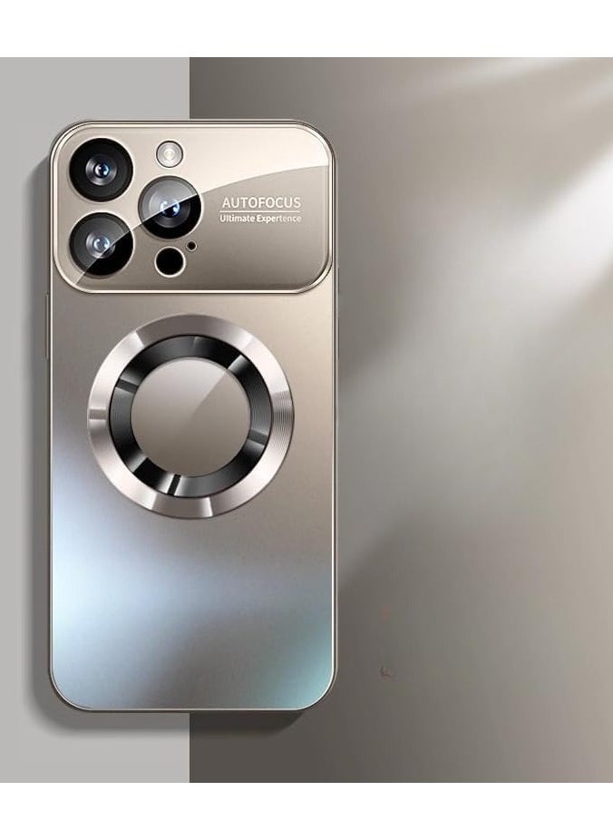 general Case for iPhone 16 Pro Max (2024),Magnetic Titanium Metallic Color Phone Case with Fully Wrapped Lens Protection,Compatible with Car Mount & Wireless Charging - Image 3