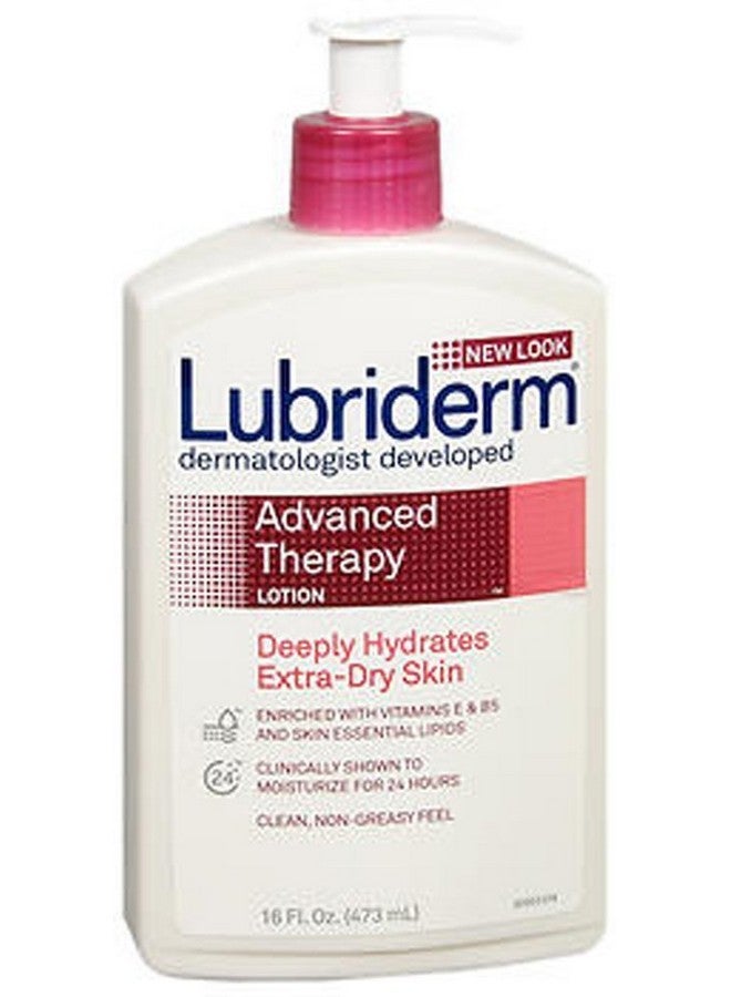 Pfizer Moisturizer Lubriderm Advanced Therapy 16 Oz. Pump Bottle Pack Of 2 Bottles