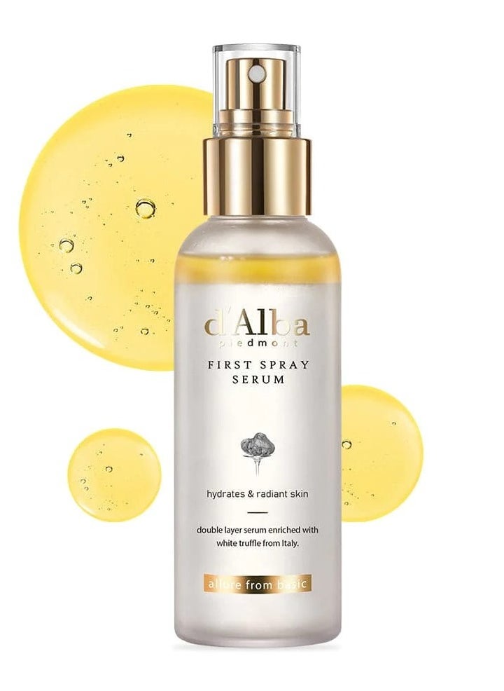 d'alba Piedmont - Italian White Truffle First Spray Serum Vegan glowy hydrating serum face mist dalbamist - Image 1