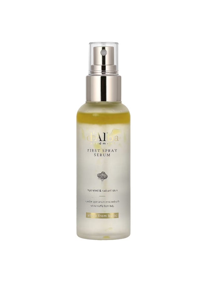 Italian White Truffle First Spray Serum Vegan glowy hydrating serum face mist