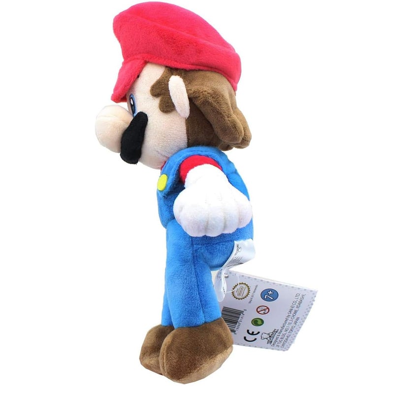 Little Buddy Super Mario All Star Collection 1414 Mario Stuffed Plush, Multicolored,9.5" - Image 2