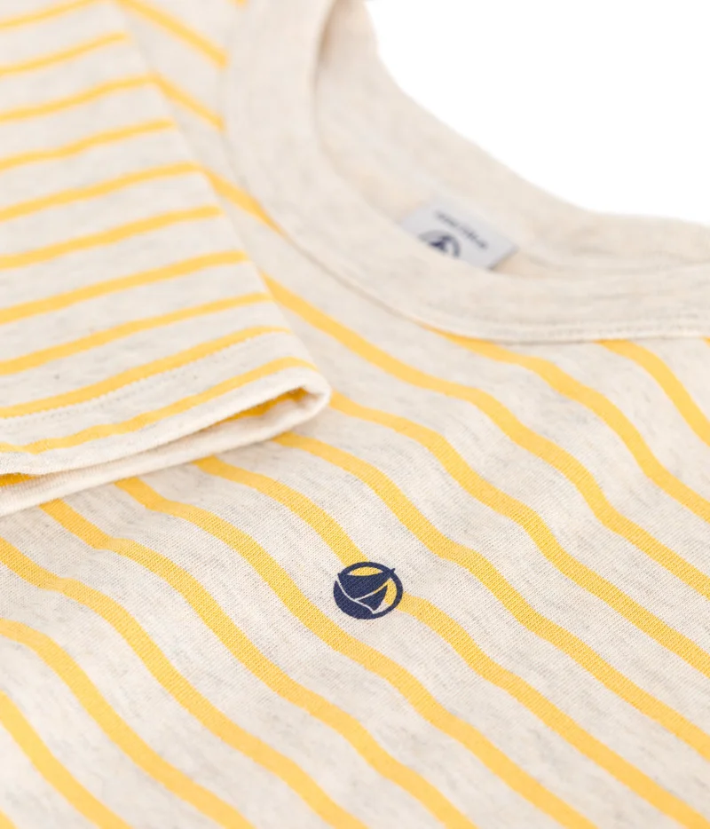 Petit Bateau Boys' long-sleeved tube knit T-shirt