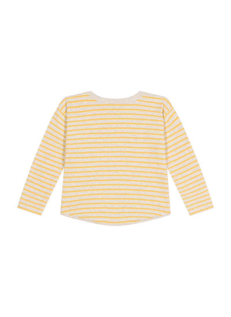 بيتي باتو Boys' long-sleeved tube knit T-shirt