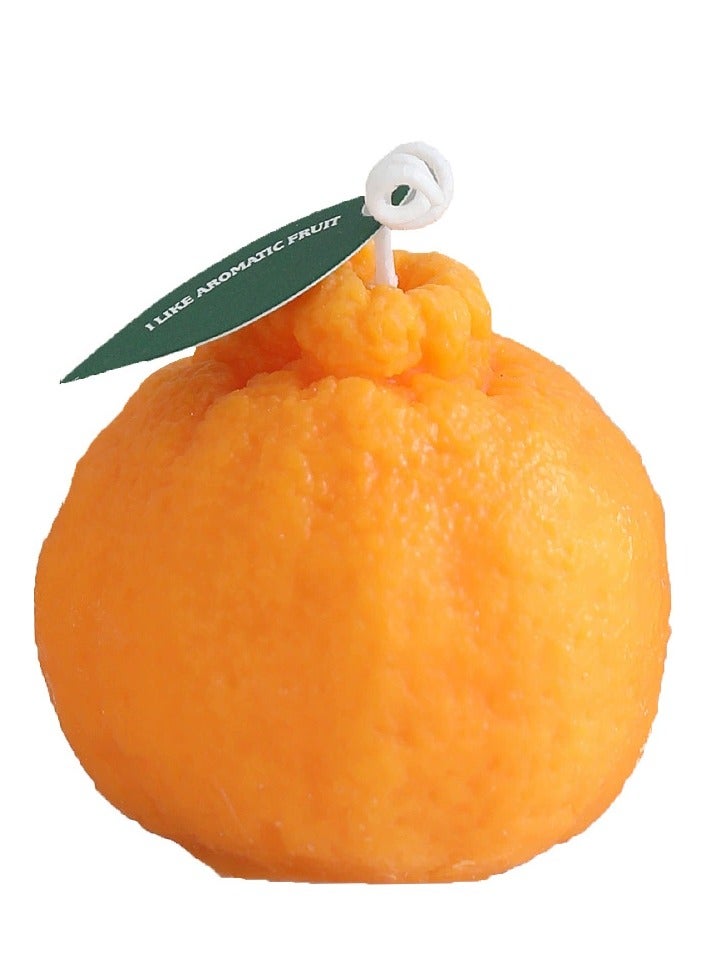 Fianser Candles Handmade Mandarin Orange Home Scented 10 Hours Fragrance Aromatherapy Gift Wax Natural Soy Stress Relief Luxury Wedding Bathroom Birthday Yoga Anniversary - Image 2