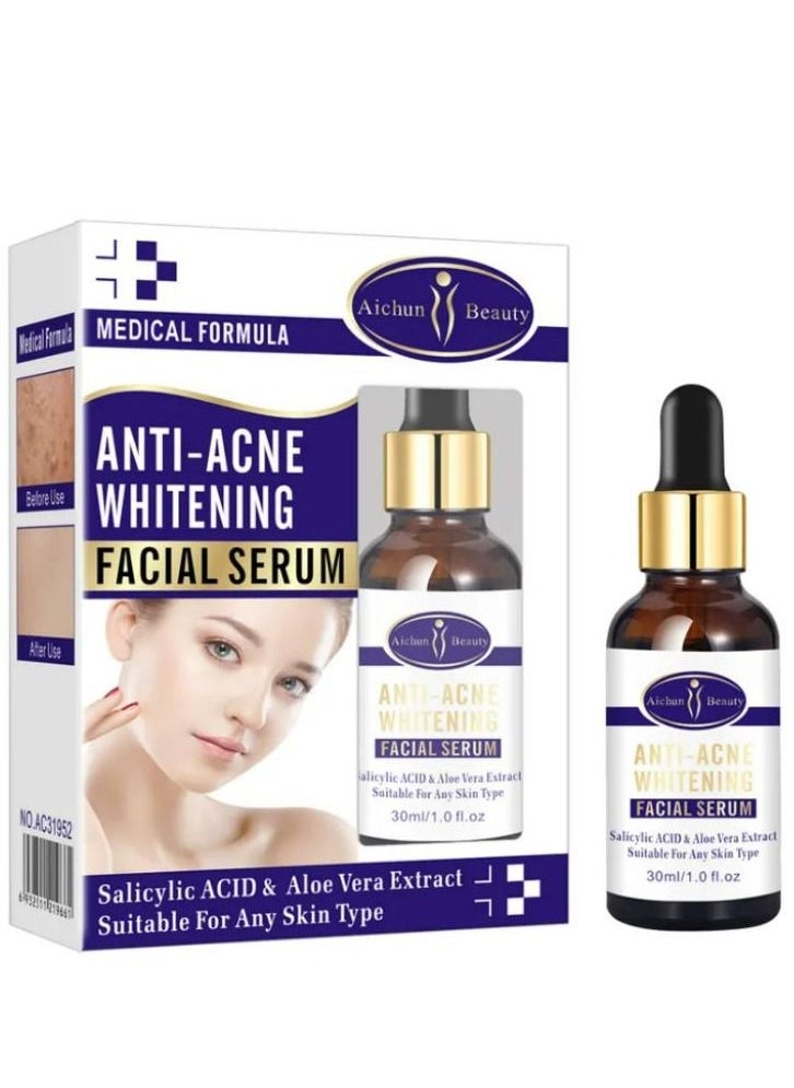 Aichun beauty Anti - Acne Facial Serum Aloe Vera Extract Salicylic Acid Repairs Damaged Skin 30 ml  - Image 1