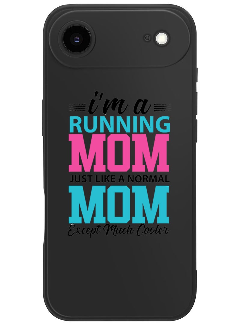 Theodor Protective Slim Fit Case Liquid Silicone Cover with Full Body Protection Anti-Scratch Shockproof Case For Apple iPhone 17 Air (Black) I am running mom black - Image 1