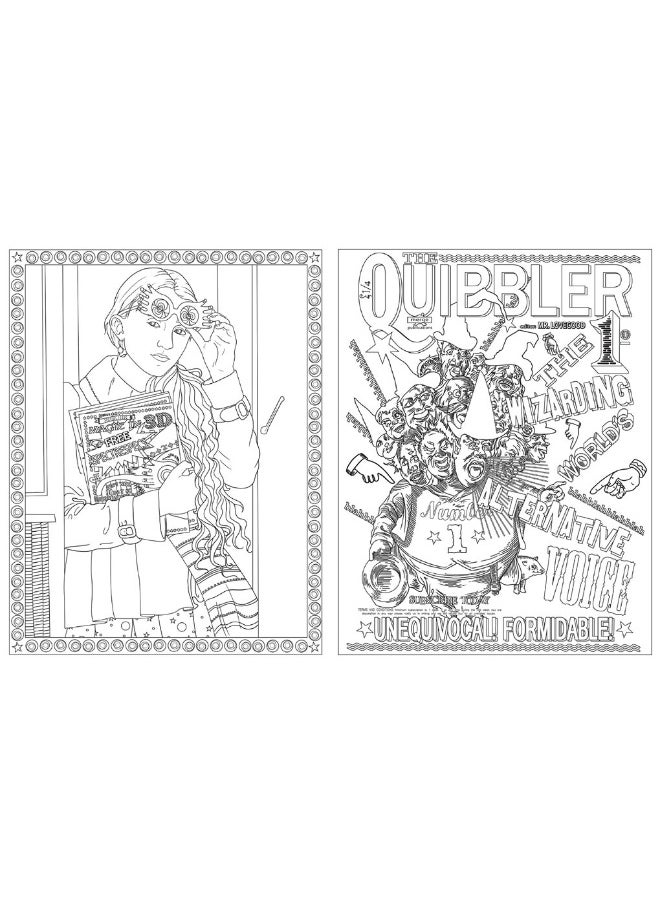 null - Studio Press Harry Potter Magical Artefacts Colouring Book 4 - Image 1