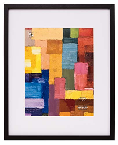 Kiera Grace Modern Gallery Picture-Frames, 11" x 14", Black - Image 1