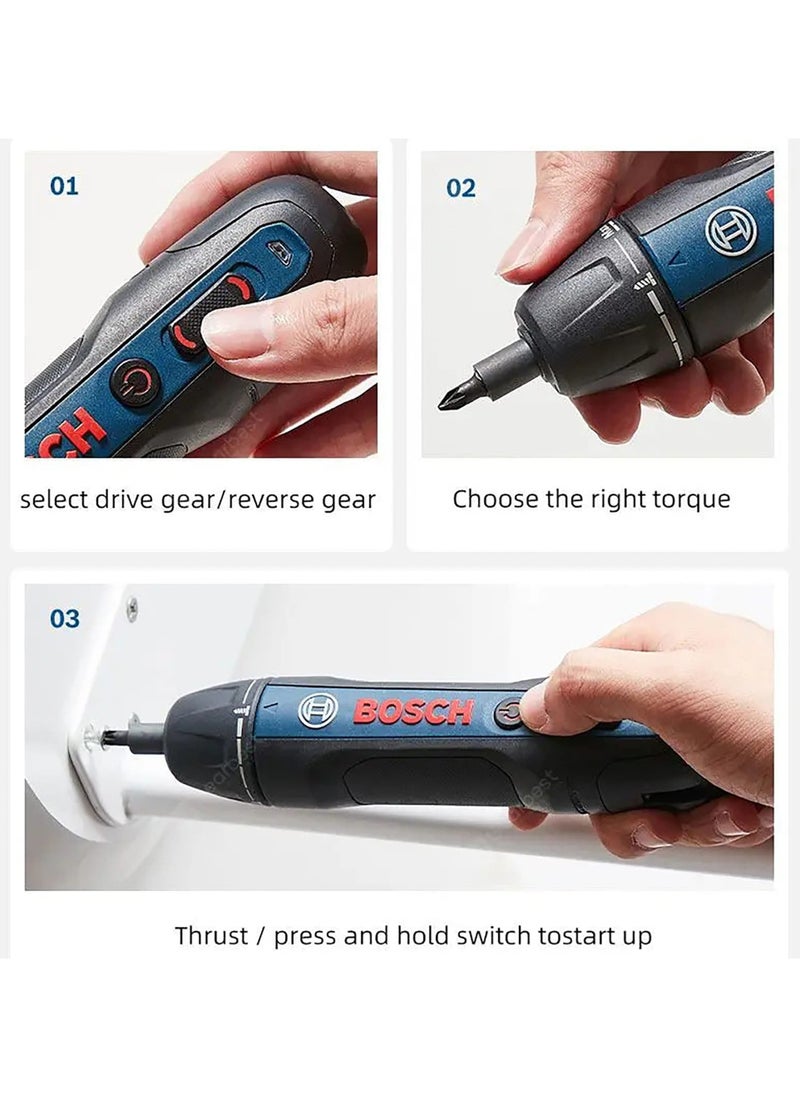BOSCH - Bosch Go 2 Professional Screwdriver (3.6 V), Powered by 3.6 volts lithium-ion battery with 2 load speed settings - Image 1
