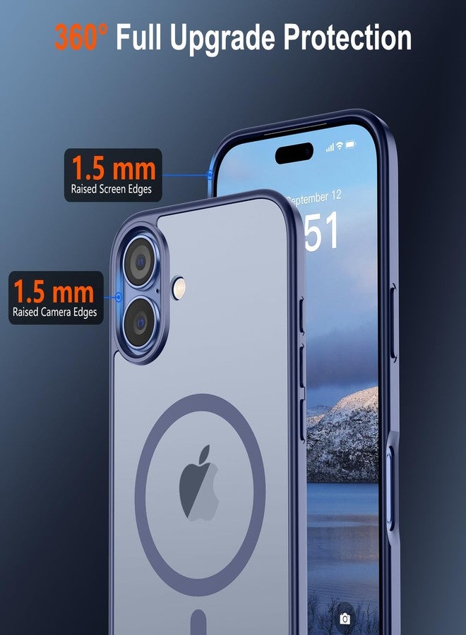 استلق جراب SUPFINE المغناطيسي لهاتف iPhone 17 (متوافق مع MagSafe) (حماية من السقوط بمعايير عسكرية) غطاء هاتف شفاف غير لامع مقاوم للصدمات ومضاد لبصمات الأصابع، موديل 2025، لون رمادي لافندر - Image 4