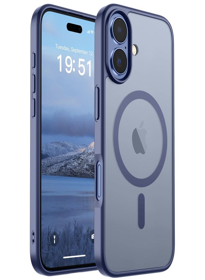 استلق جراب SUPFINE المغناطيسي لهاتف iPhone 17 (متوافق مع MagSafe) (حماية من السقوط بمعايير عسكرية) غطاء هاتف شفاف غير لامع مقاوم للصدمات ومضاد لبصمات الأصابع، موديل 2025، لون رمادي لافندر - Image 1