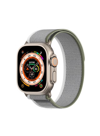 Suitable For AppleWatch Nylon Woven For Apple Watch Band IWatch8 Wild Trail Loop Watch Band Universal-Color:42/44/45/46/49mm (10th Generation) Green/grey - pzsku/Z8290DDEE8FEF3AF1D57EZ/45/1746229127/6f29fe3f-20d8-4e58-9e9c-5018e91bc2b7