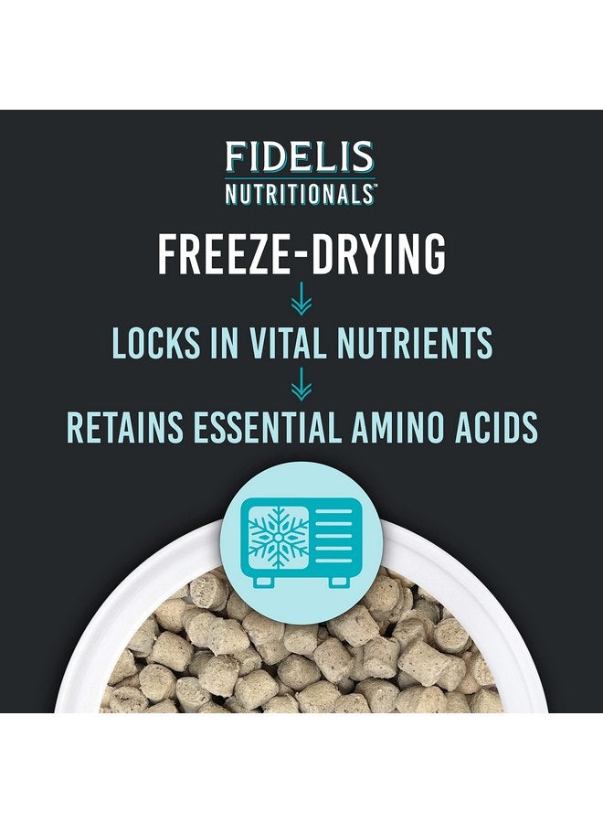 FIDELIS High Protein Grain-Free Freeze-Dried Raw Dog Food, Mixer, Animal Protein, Omega 3, Glucosamine, Cranberries, Blueberries, Active Dogs Small & Large, Adult & Puppy, Made in USA, Chicken, 2 lbs - Image 1