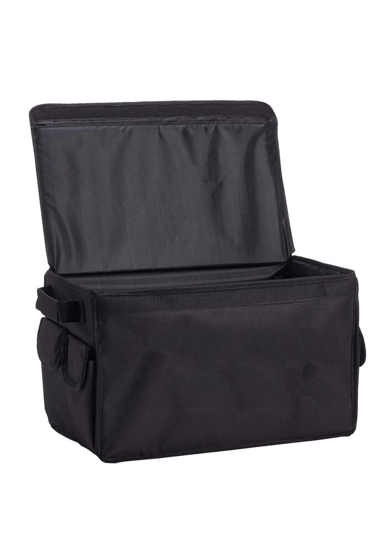RENAULT Car Trunk Organizer – SUPERDRIVE Design – Multi-Purpose Storage Box – Black