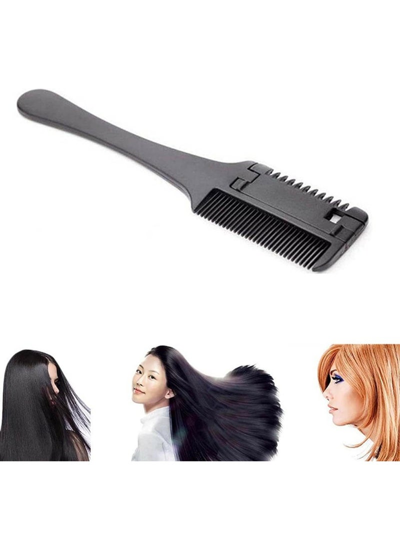 Goolsky 11pcs/set Hair Cutter Comb Hair Thinning Comb With 10pcs Replacement Razors Double Edge Razor  - Image 3