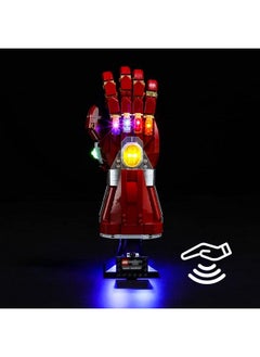 BRIKSMAX Led Lighting Kit For Lego76223 Nano Gauntlet(Hand Sweep Sensor Switch Version) Compatible With Lego Marvel Building Blocks Model Not Include The Lego Set  - Image 1