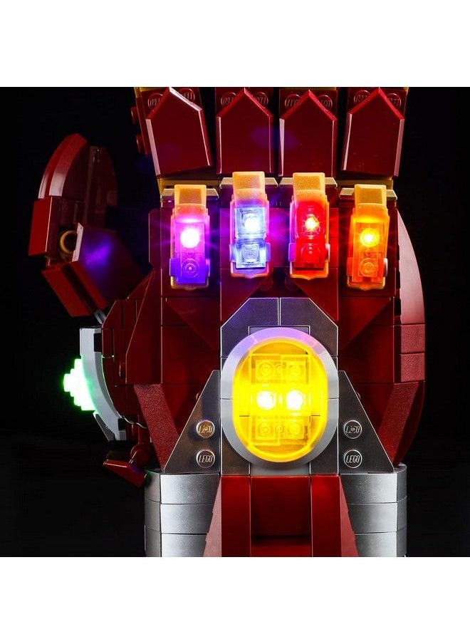 BRIKSMAX - Led Lighting Kit For Lego76223 Nano Gauntlet(Hand Sweep Sensor Switch Version) Compatible With Lego Marvel Building Blocks Model Not Include The Lego Set - Image 1