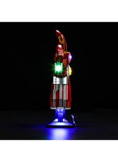 BRIKSMAX Led Lighting Kit For Lego76223 Nano Gauntlet(Hand Sweep Sensor Switch Version) Compatible With Lego Marvel Building Blocks Model Not Include The Lego Set  - Image 5