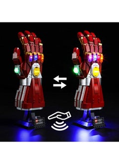 BRIKSMAX Led Lighting Kit For Lego76223 Nano Gauntlet(Hand Sweep Sensor Switch Version) Compatible With Lego Marvel Building Blocks Model Not Include The Lego Set  - Image 3