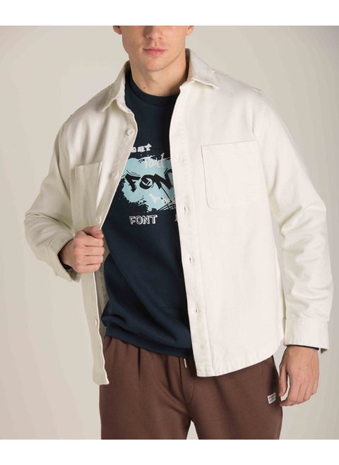 OVERSHIRT WITH BACK PRINT