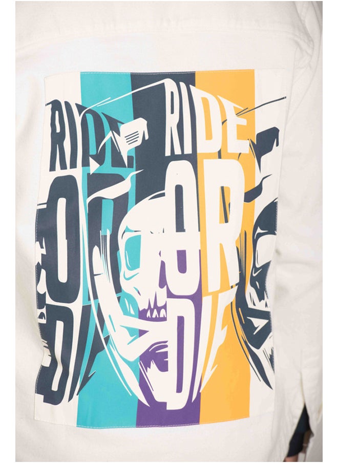 Marco Bergamo - OVERSHIRT WITH BACK PRINT - Image 1