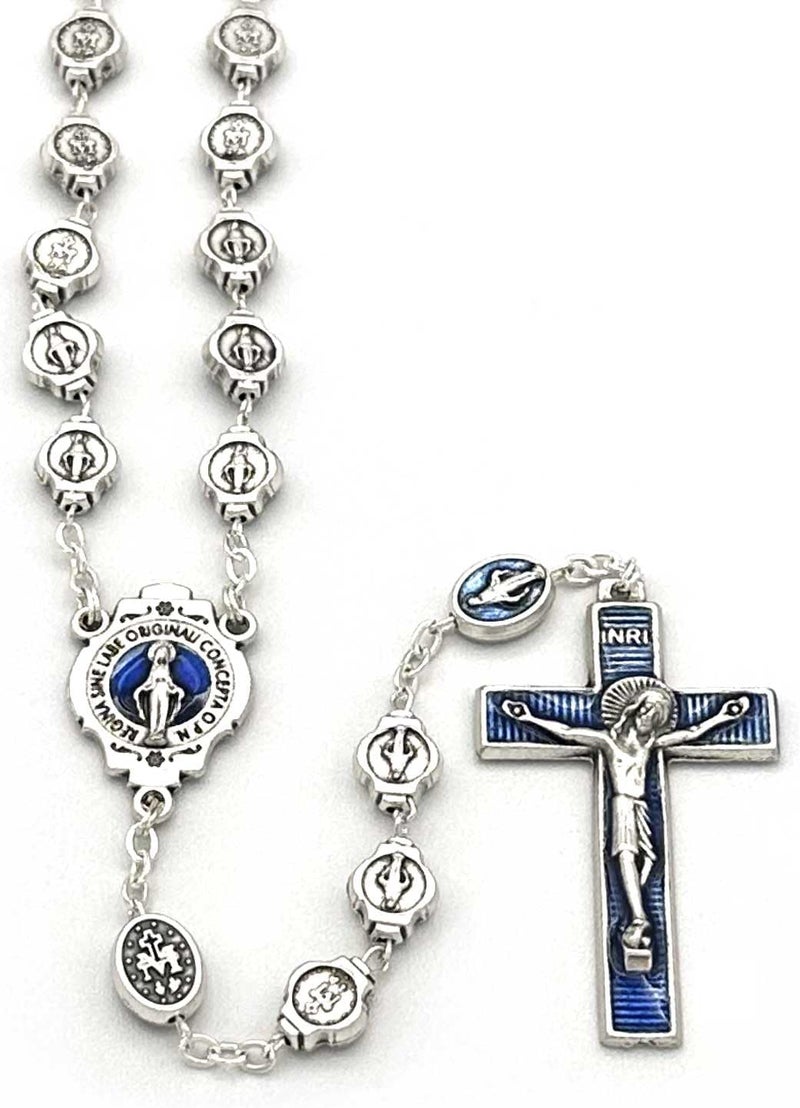 RosaryMart Miraculous Medal Rosary and Keychain Gift Set - Image 2