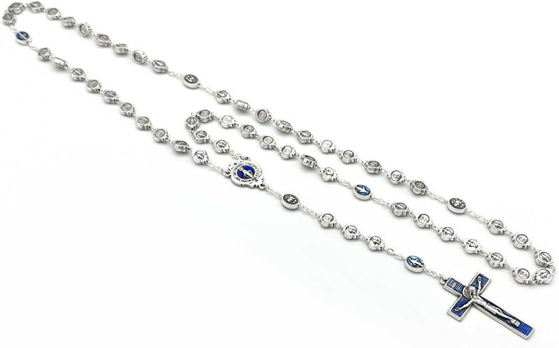 RosaryMart Miraculous Medal Rosary and Keychain Gift Set - Image 3