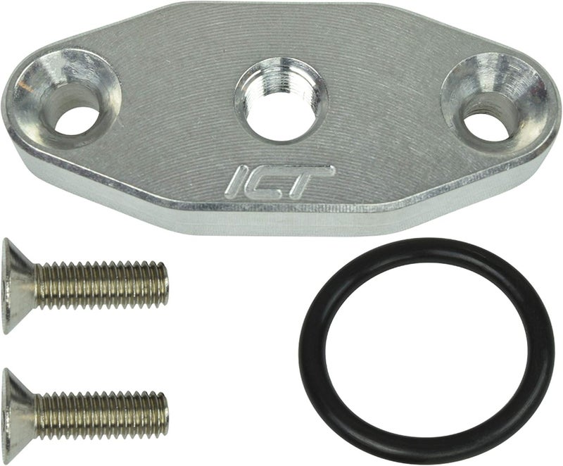 ICT Billet LS Oil Port Adapter for Turbocharger - Image 1