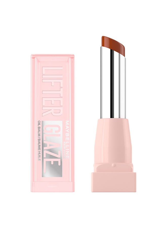 ميبلين نيويورك ميبيلين نيويورك ليفتِر جليز أويل بالم،مرطب شفاه لامع بحمض الهيالورونيك، ترطيب يدوم حتى 24 ساعة، لاتيه كراش 009 - Image 1