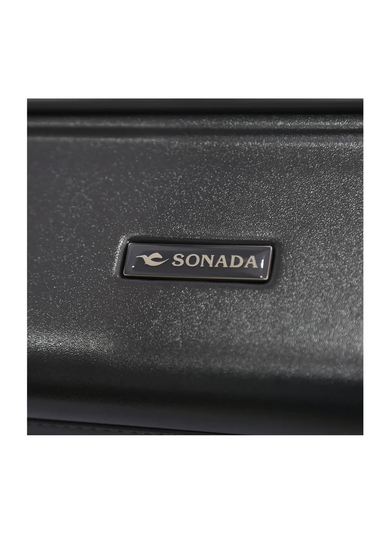 SONADA sonada hardshell luggage trolley bag 3 pcs set,grey