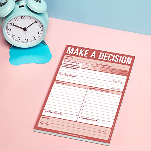 Knock Knock Make A Decision Checklist Note Pad, 6 x 9-Inches - Image 4