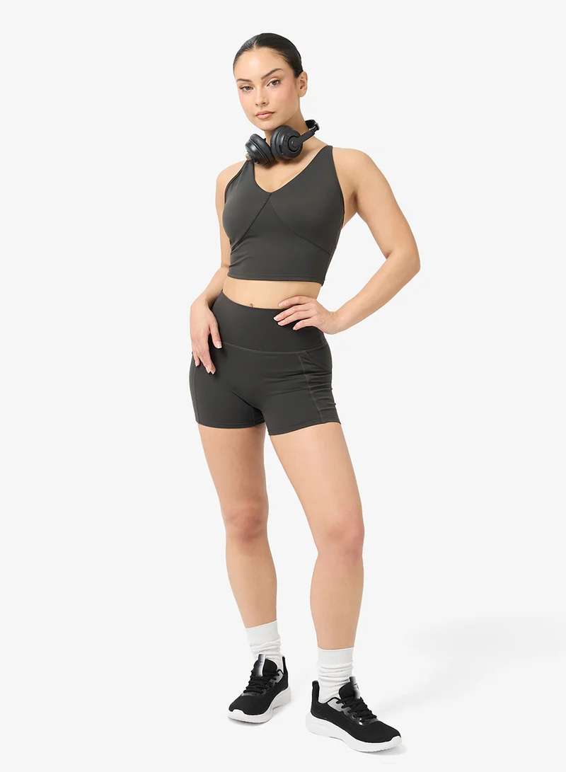 FRWD  Soft Touch Halter Neck Tank Top & Short Set for Women | Best Price UAE