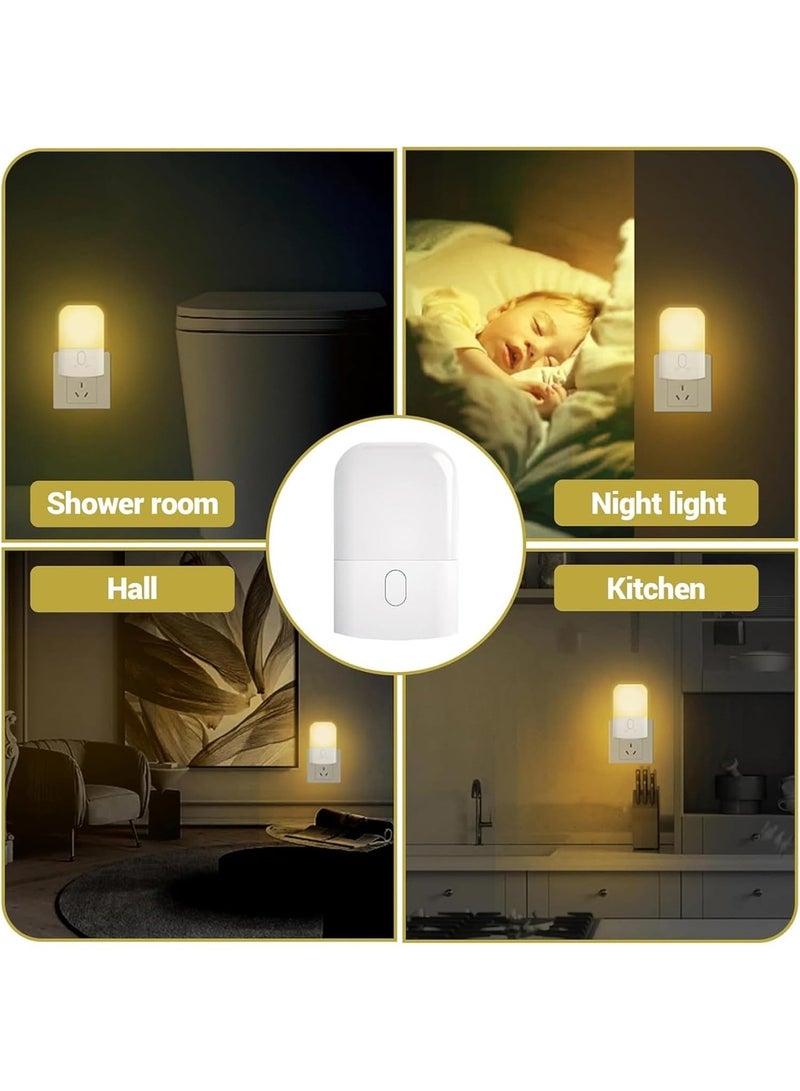 Aookay 2 Pcs, Dimmable Night Light LED, Eye Protection Night Light, Plug in Wall with Dusk to Dawn Photocell Sensor, for Children's Room/Stairway/Bedroom/Kitchen, 2700K Warm White Sleep Light (Warm) - Image 5