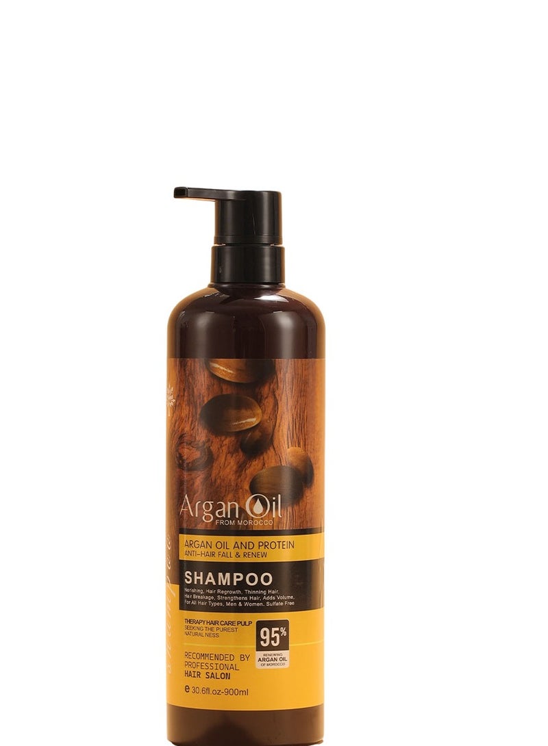 Keratine queen Argan Oil Anti-Hair Fall & Renewal shampoo For hair care original product - Image 1