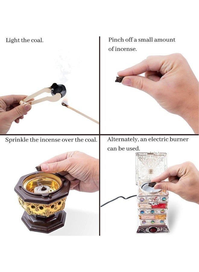 سارا كرييشونز سارة كرييشنز جمانة بخور عربي أصيل، عطر يدوم طويلاً - 70 غرام - Image 2