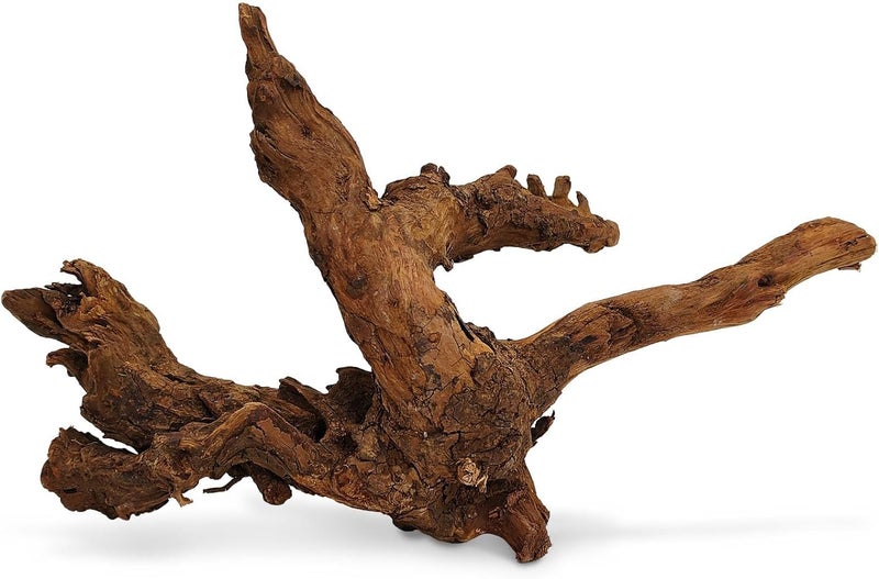 Hamiledyi خشب درفتوود طبيعي كبير للأكواريوم 12-18 بوصة فروع درفتوود زينة حوض السمك لعبة زواحف بأحجام متنوعة ديكور موطن الزواحف خشب للسحالي (1 عبوة) - Image 1