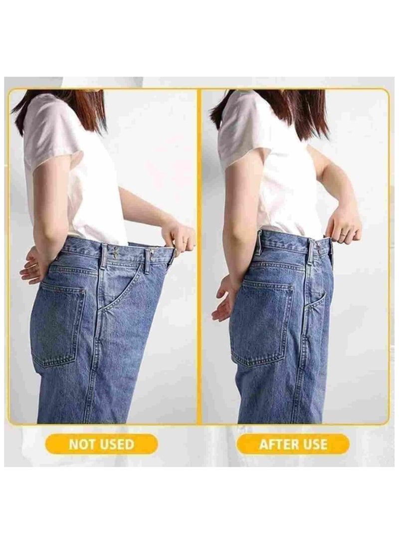 SOLDOUT 10 PCS Jeans Waist Buttons 17mm Nail Free Adjustable Waist Extenders Buttons Detachable Clothing Pants Waist Buckle (Pack of 10, Bronze)  - Image 4