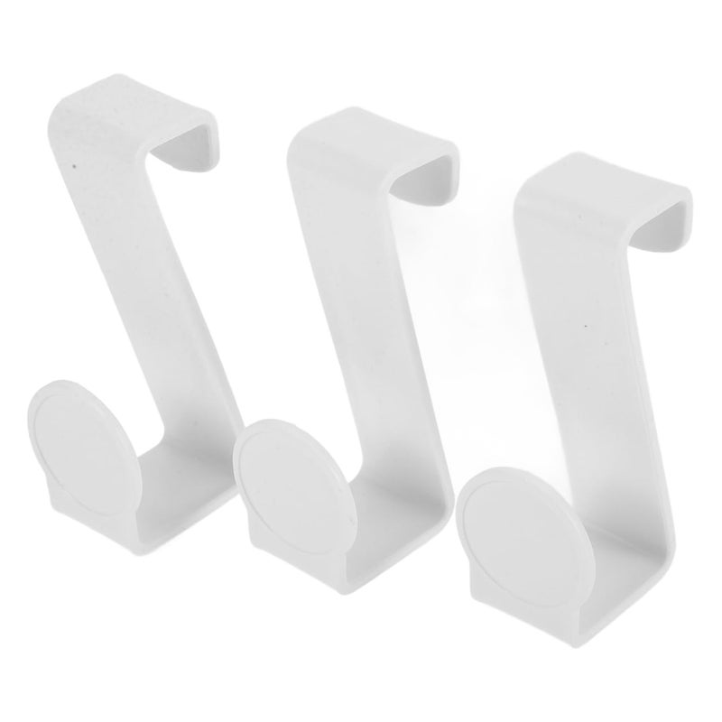 Kisangel 3pcs Potty Seat Hook Plastic Hanging Toilet Tank Hooks for Potty Bathroom Wall Hangers Punch Cabinet