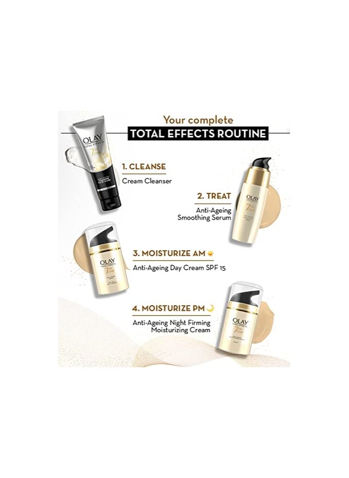 Total Effects Slay All Day Pack - Day Cream 50gm + Night Cream 50 gm| Fights 7 Signs of Ageing | With Niacinamide and Green Tea Extracts | Normal, Oily, Dry, Combination Skin | Pack of 2