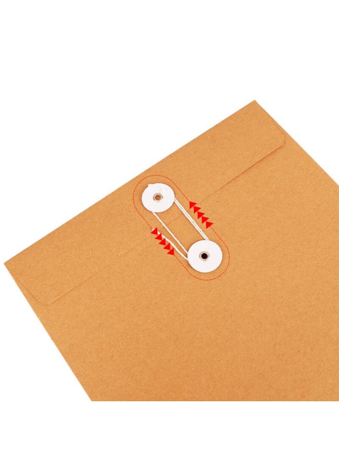 Simaa 20 Mixed Pulp 250g Kraft Paper File Folders, Thickened 6cm Side Width, Doent Folders For Bids, Contracts, And Materials, 6731 - Image 1