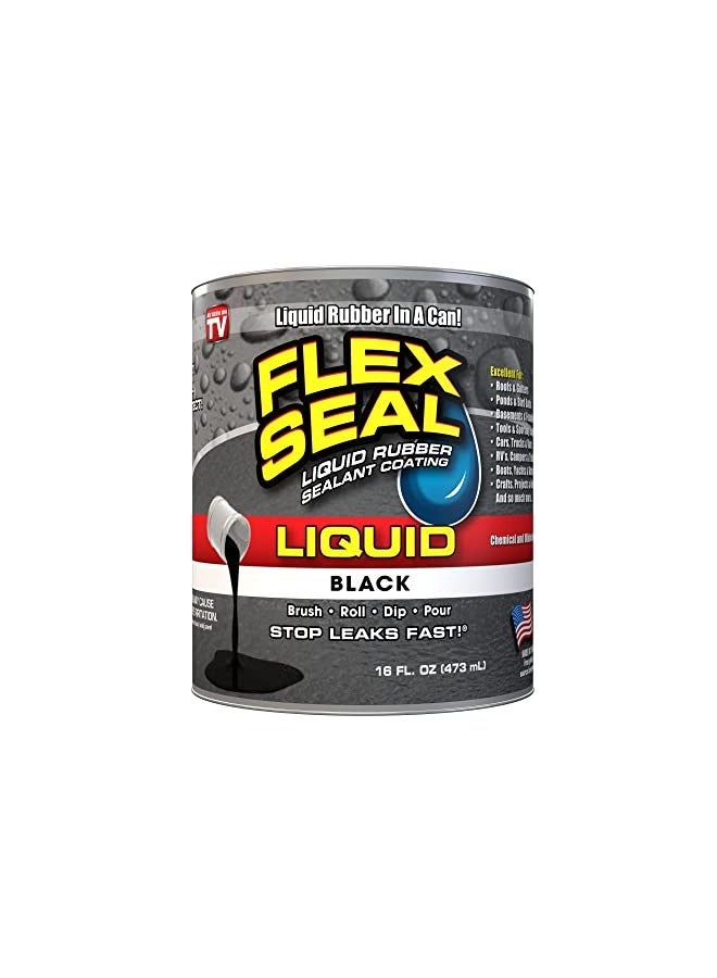 Generic Flex Seal Liquid, 16 Oz, Black, Liquid Rubber Coating Sealant, Waterproof, Flexible, Breathable, And Uv Resistant, Roof Repair, Basements, Rv, Campers, Trailers, Marine, Epdm  - Image 5