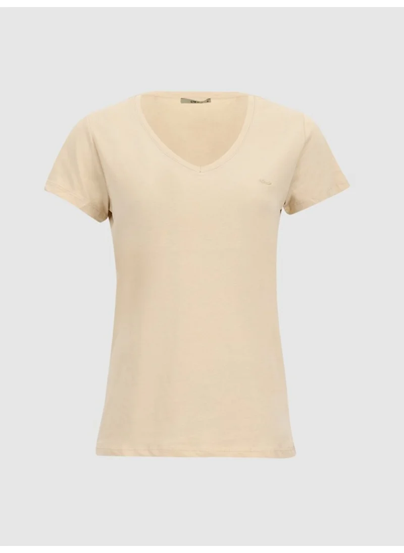ال تي بي Women's Basic V Neck T-shirt