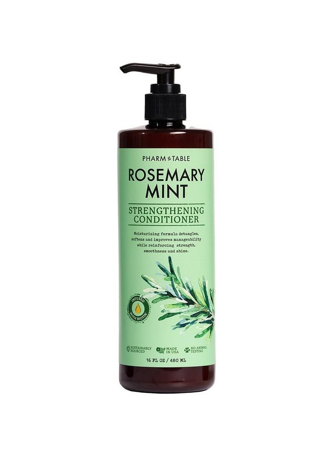 Pharm to Table - Rosemary & Mint Conditioner For Men And Women Invigorates The Scalp Moisturizes Dry And Damaged Hair 480Ml - Image 1