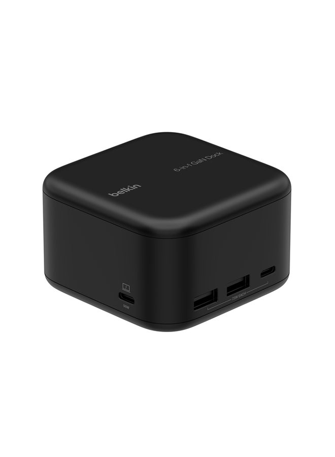 belkin 130 mAh Connect USB-C 6-in-1 Core GaN Dock 130W Black - Image 2
