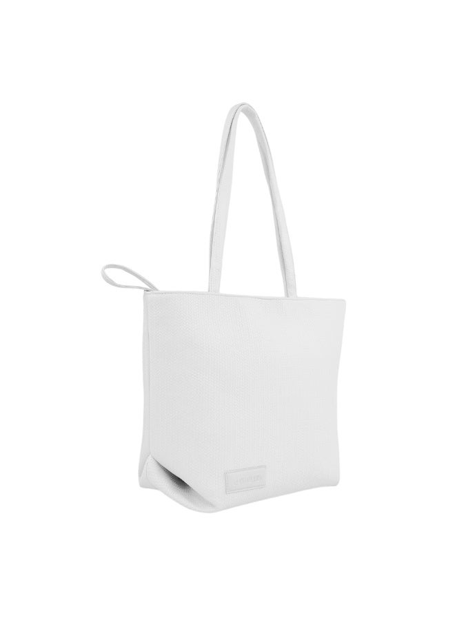 B.S COLLECTION Women's tote bag, practical and comfortable design - White - Image 2