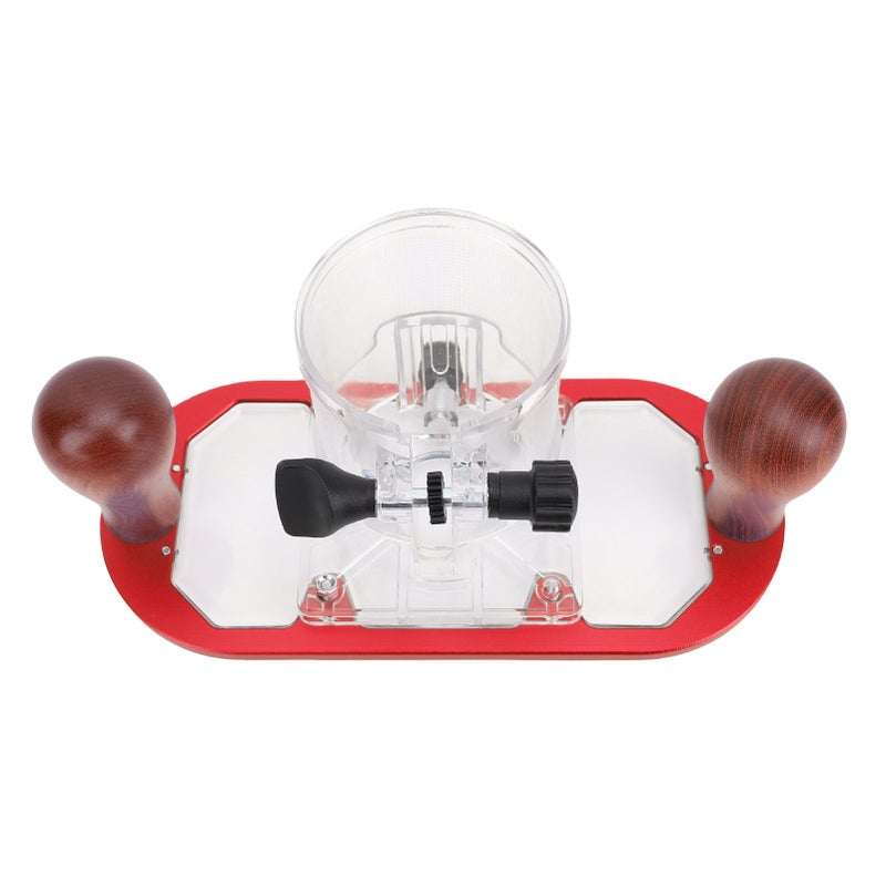 Router Fixed Base Adjustable Depth Aluminum Alloy Trimmer Base for 65mm Trimming Machine - Image 2