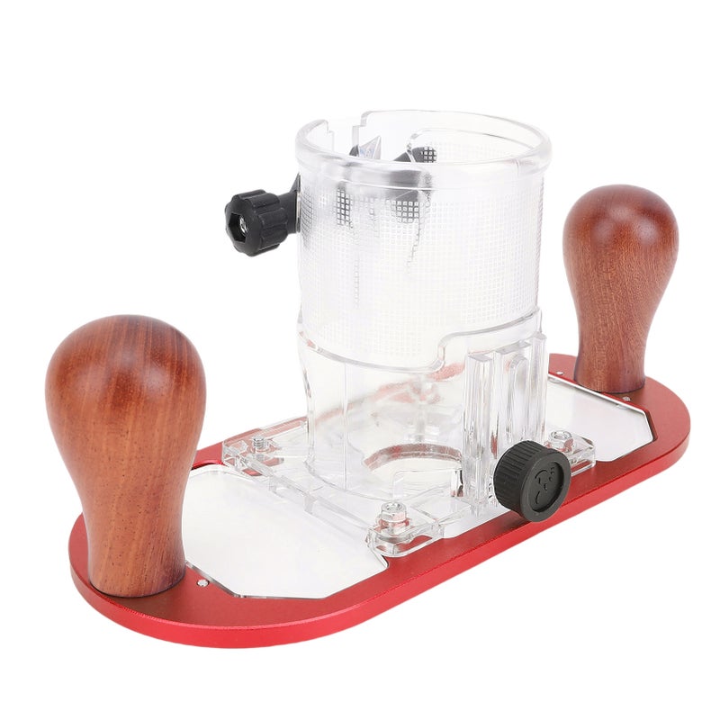 Router Fixed Base Adjustable Depth Aluminum Alloy Trimmer Base for 65mm Trimming Machine - Image 5