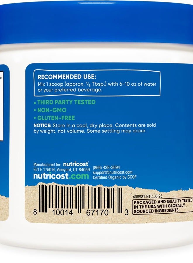 Nutricost Organic Blueberry Powder 8oz (227 Grams) - Pure, Gluten Free, Non-GMO, from Whole Freeze-Dried Organic Blueberries - Image 5