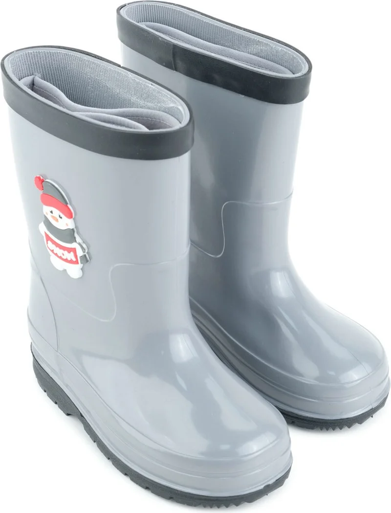 Gezer Boys Winter Waterproof Rain Boots with Removable Additional Socks