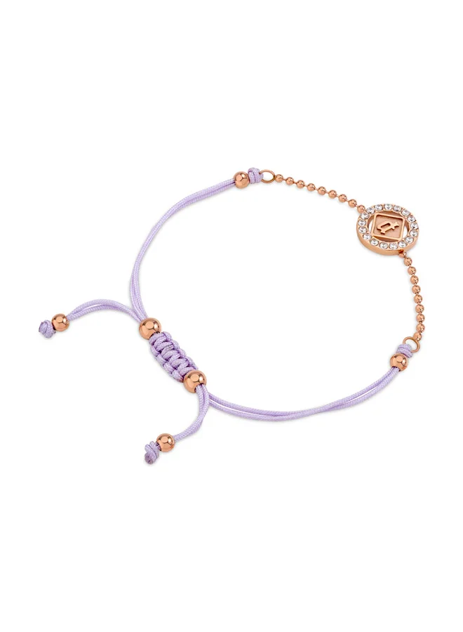 بوليس Luck Gold Plated Rose Gold Ladies Bracelet With Crystals 170+35MMPEJLB0003603